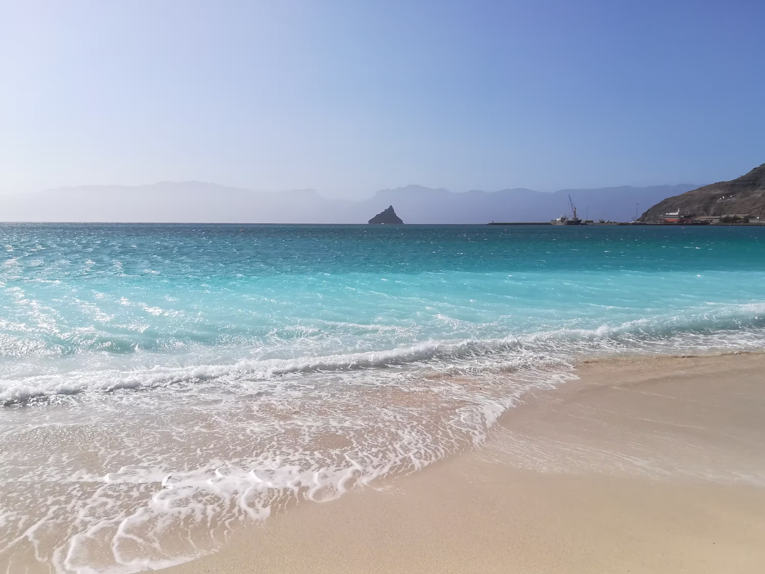 São Pedro Beach, Mindelo on Sao Vicente Island, Cape Verde Islands, Atlantic.