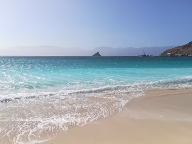 São Pedro Beach, Mindelo on Sao Vicente Island, Cape Verde Islands, Atlantic.
