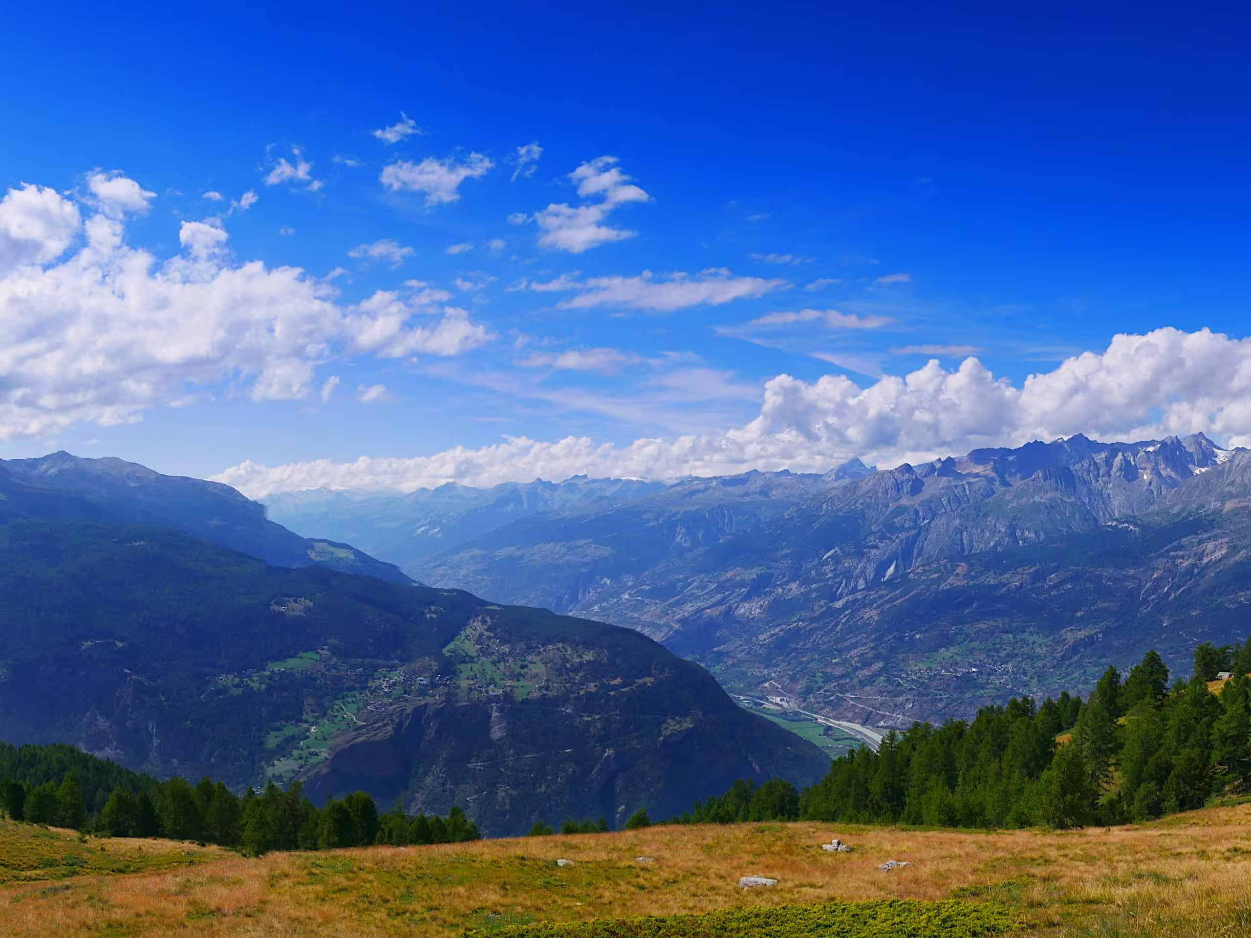Panoramasicht Visperterminen