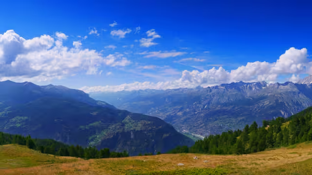 Panoramasicht Visperterminen