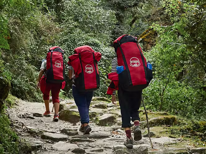 Trekking in Ghorepani, Nepal