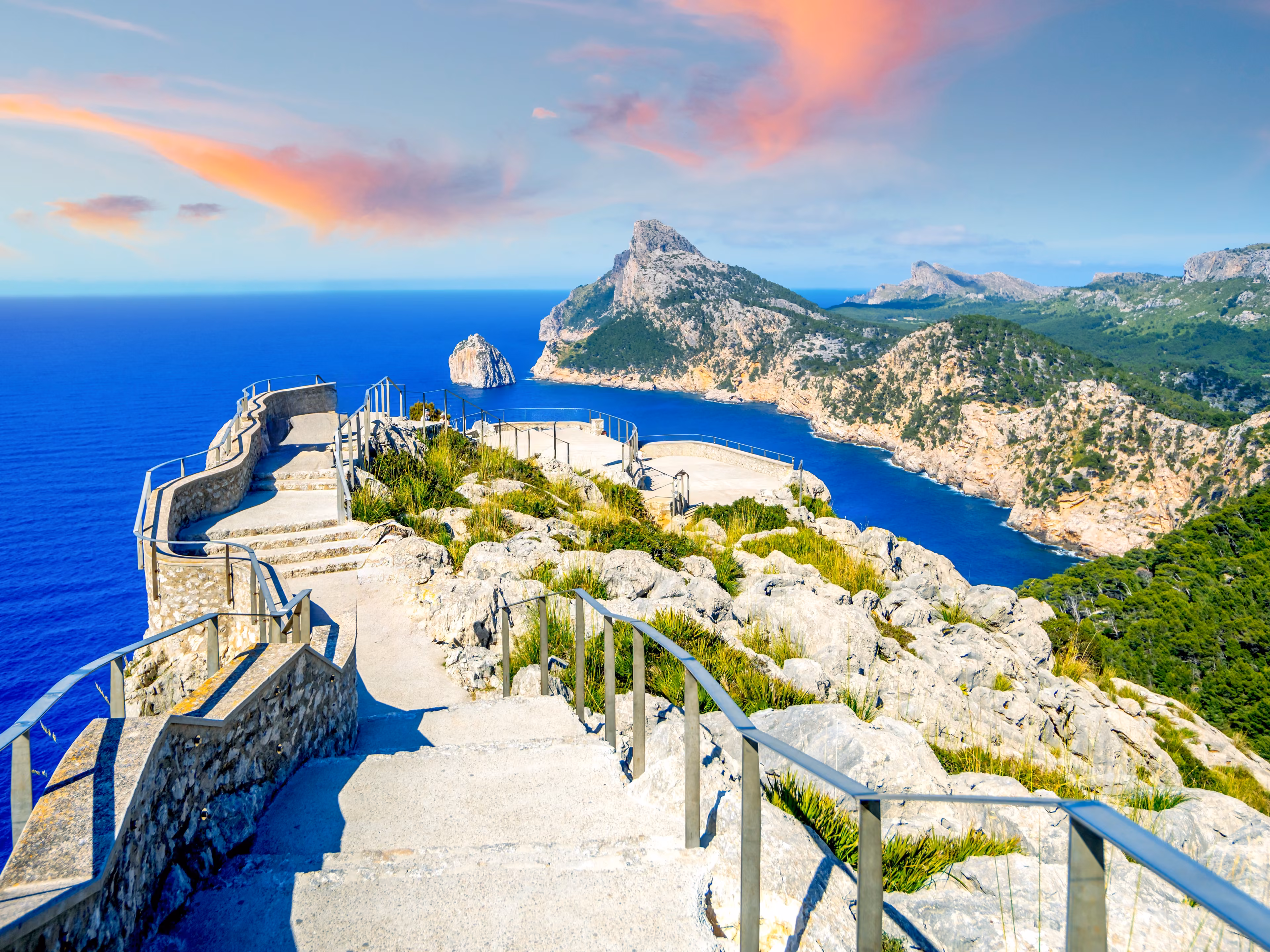 Cap de Formentor viewpoint in Mallorca, Spain