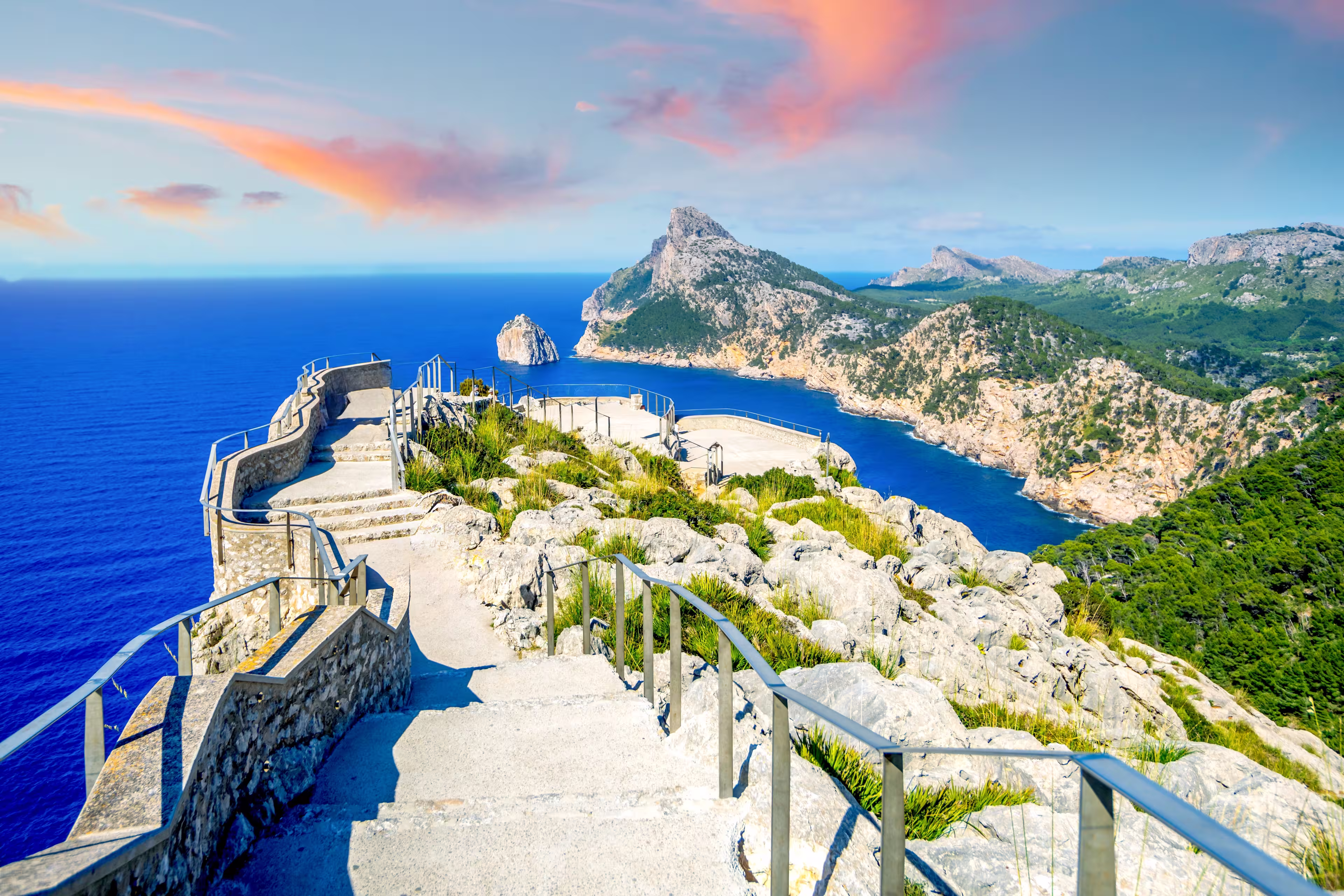 Cap de Formentor viewpoint in Mallorca, Spain