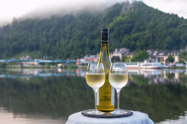Weinverkostung an der Mosel