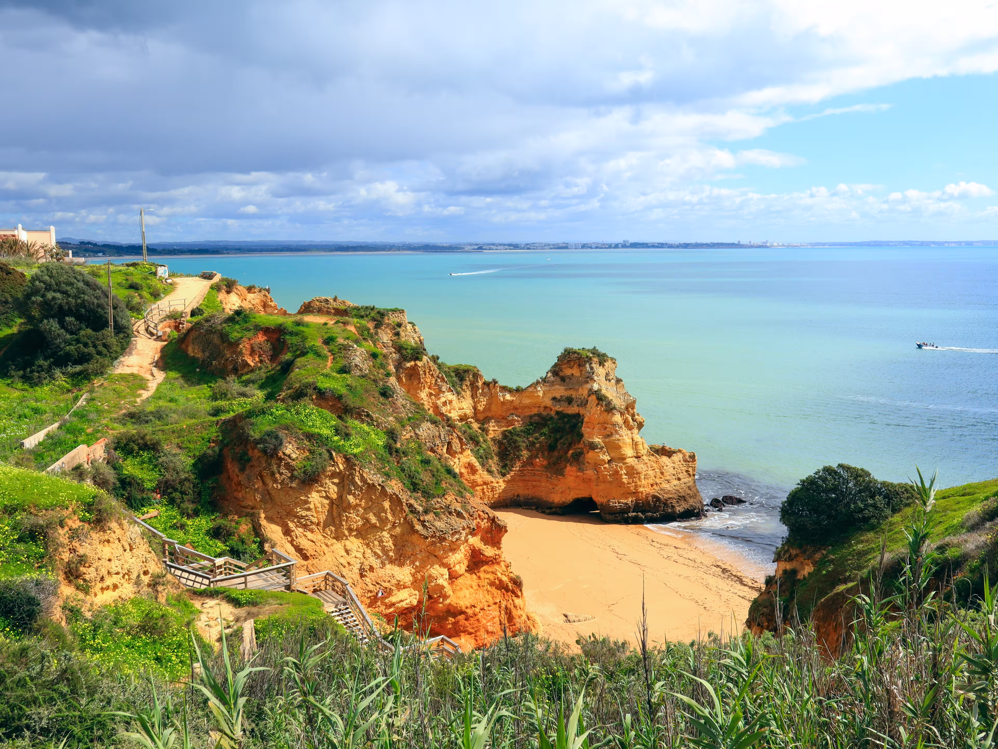Pinhao Beach (Praia do Pinhão) in Lagos, Algarve, Portugal
