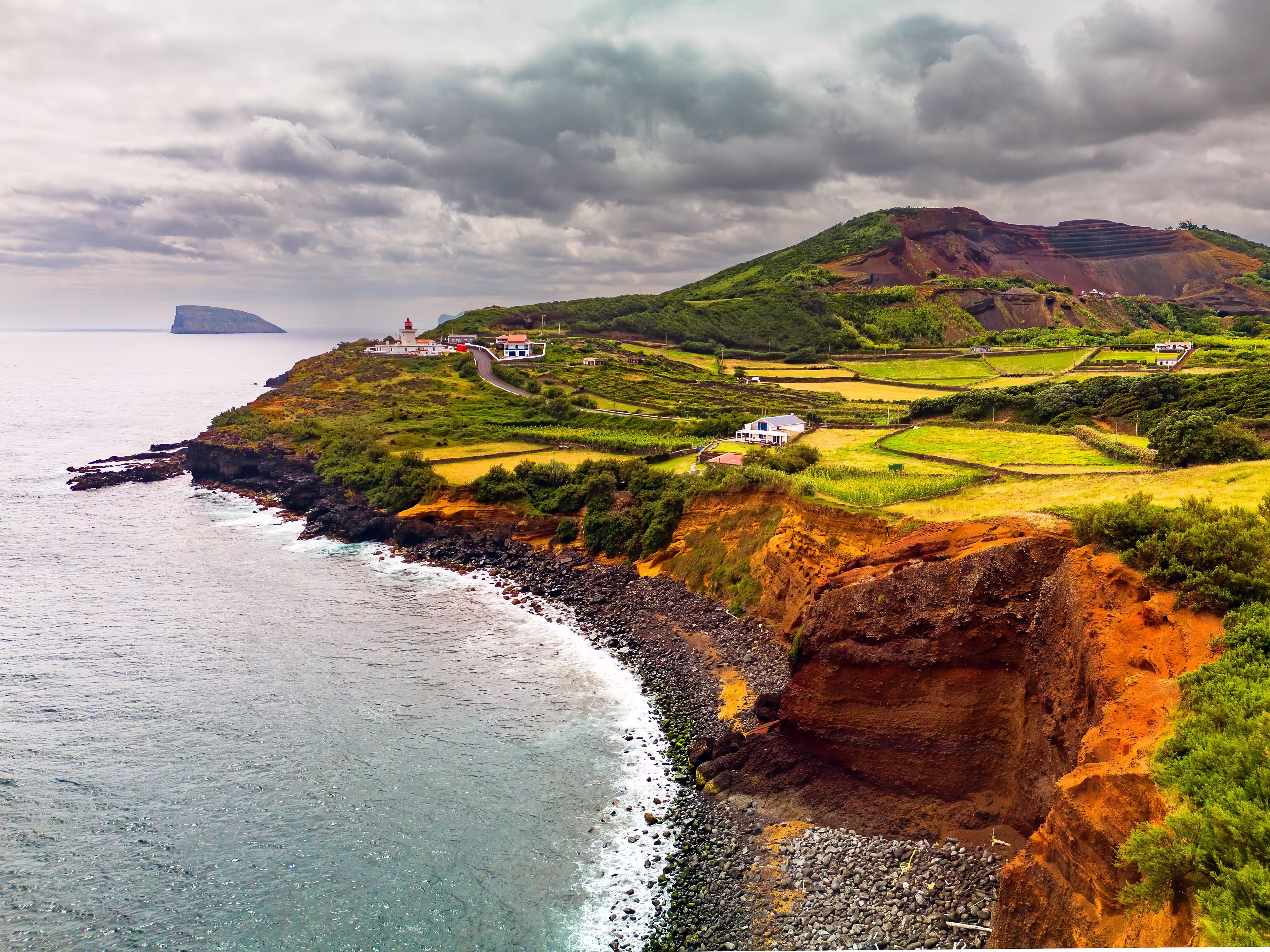 Coastline of Terceira Island in Azores