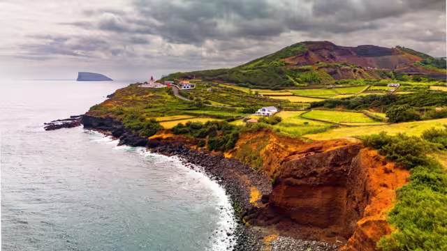 Coastline of Terceira Island in Azores