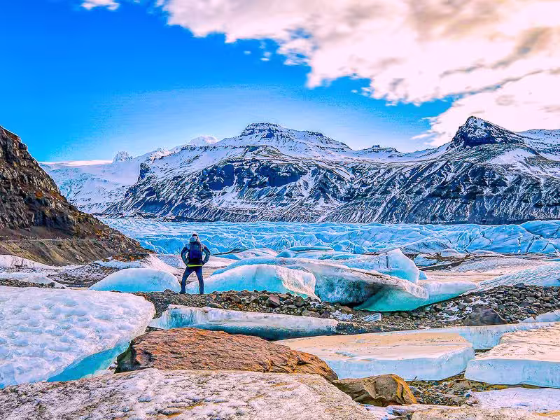 Die Ruhe am Gletscher