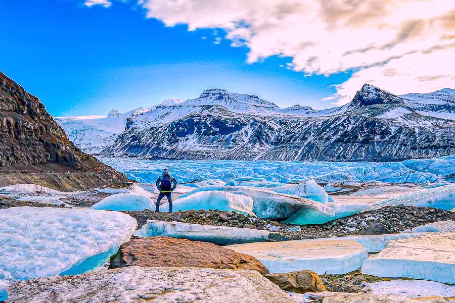 Die Ruhe am Gletscher
