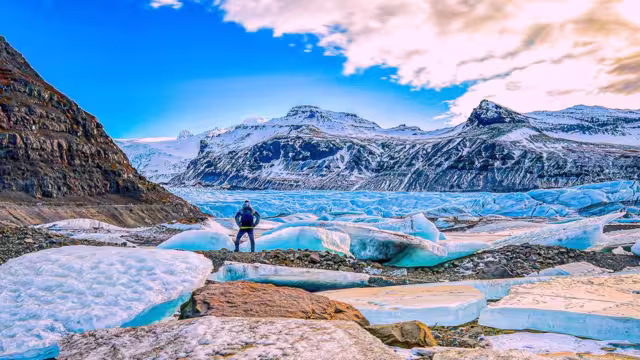 Die Ruhe am Gletscher