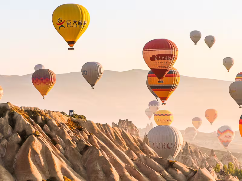 Heißluftballons in Kappadokien
