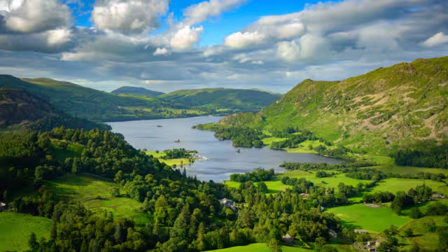 Blick auf Ullswater im Lake District
