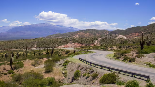 View of the Calchaquí Valley in the Salta Province, Argentina