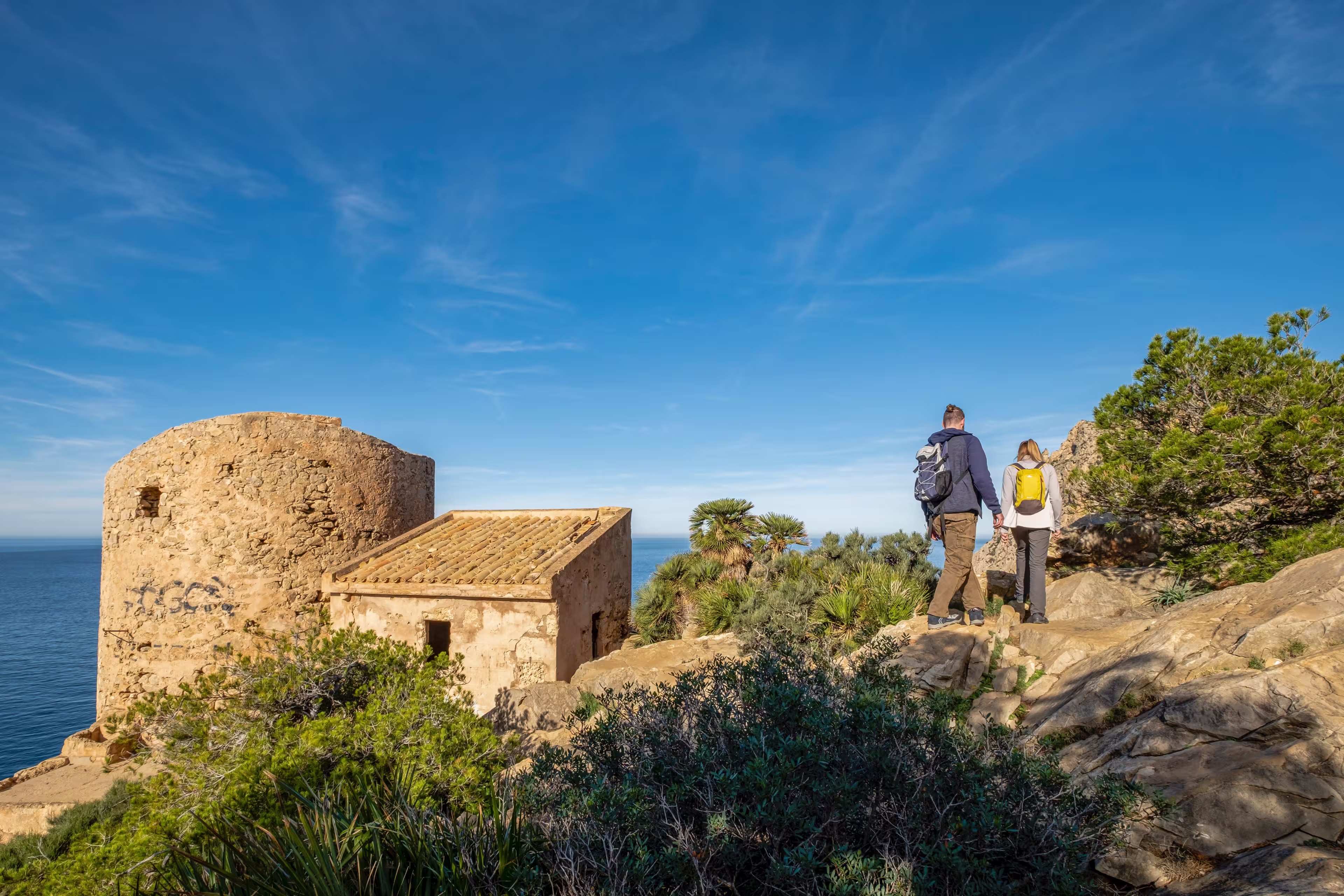 Cala en Basset Tower, 16th century, Andratx, Mallorca, Balearic Islands, Spain