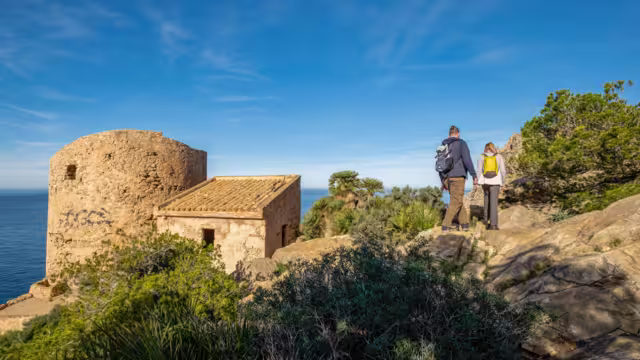 Cala en Basset Tower, 16th century, Andratx, Mallorca, Balearic Islands, Spain