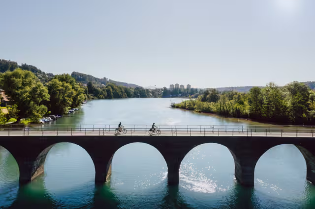 BernWelcome, Bern Tourismus; iloveBern, Radwanderroute 888, Grünes Band, Route888, Fahrrad, Velotour; Veloroute, Foto: Digitale Massarbeit,