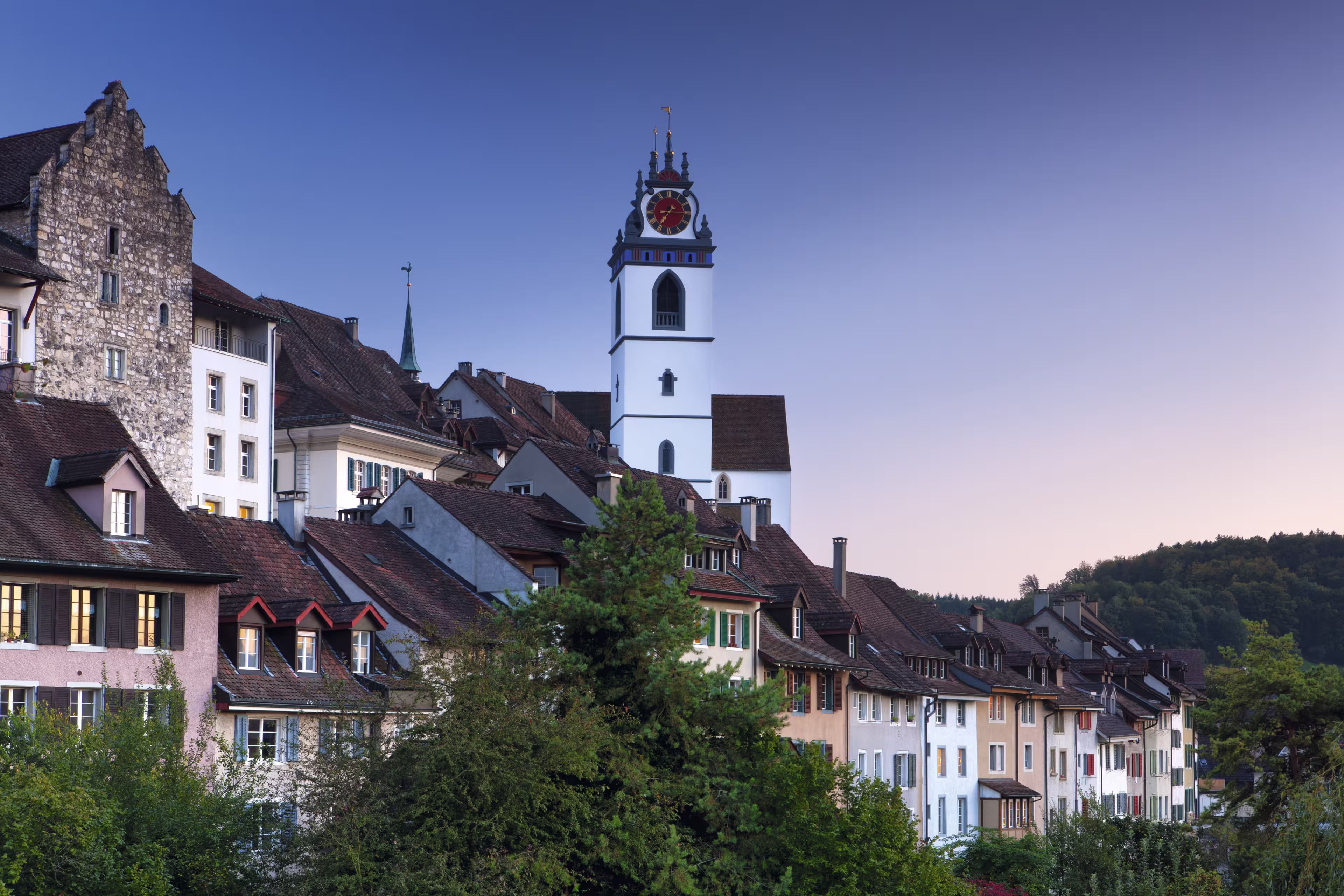 Switzerland. get natural. The Stadtkirche (City Church) from Aarau, in the evening light.

Schweiz. ganz natuerlich. Die Stadtkirche Aarau inmitten der Altstadt im Abendlicht.

Suisse. tout naturellement. L'eglise d'Aarau dans la vielle ville, dans la lumiere du soir.

Copyright by: Switzerland Tourism - By-Line: swiss-image.ch / Andreas Gerth