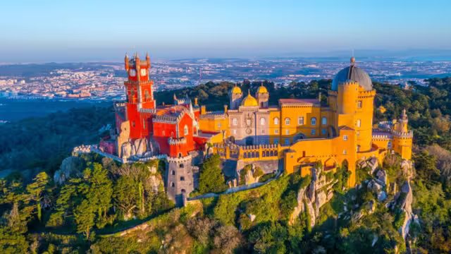 National Palace of Pena near Sintra, Portugal.