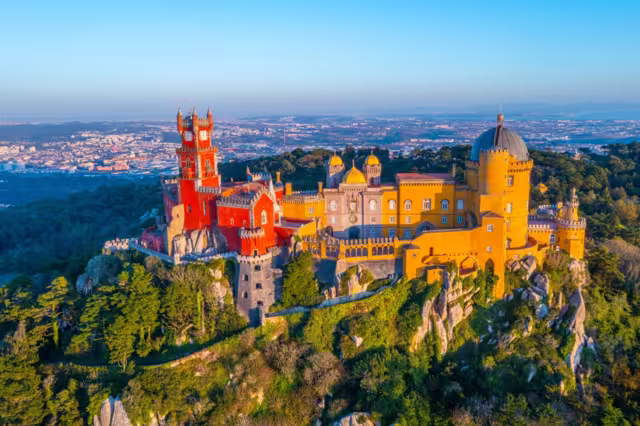 National Palace of Pena near Sintra, Portugal.