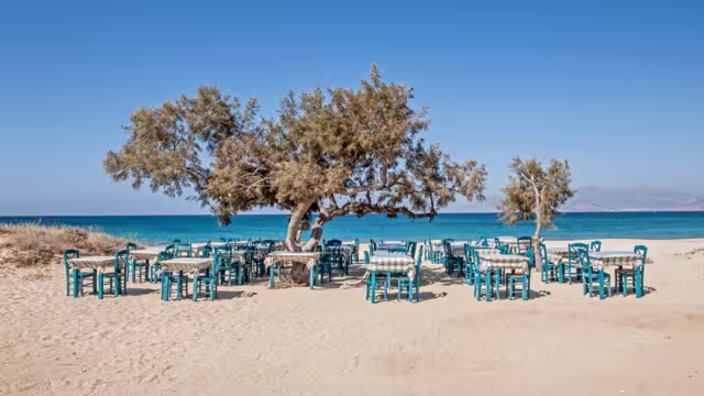 Strand Plaka Naxos Insel Griechenland