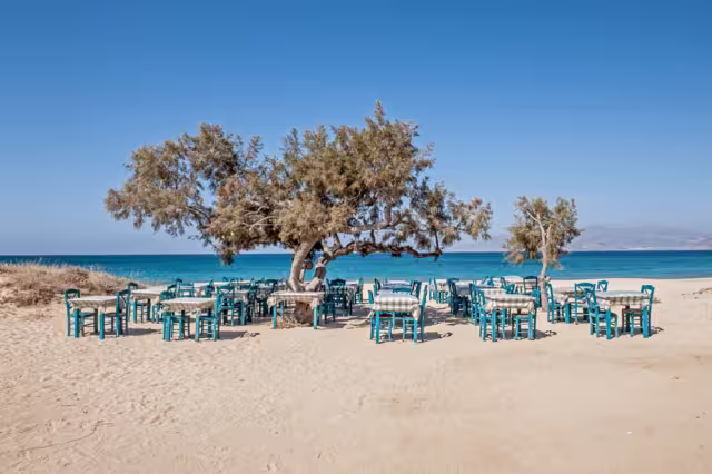 Strand Plaka Naxos Insel Griechenland