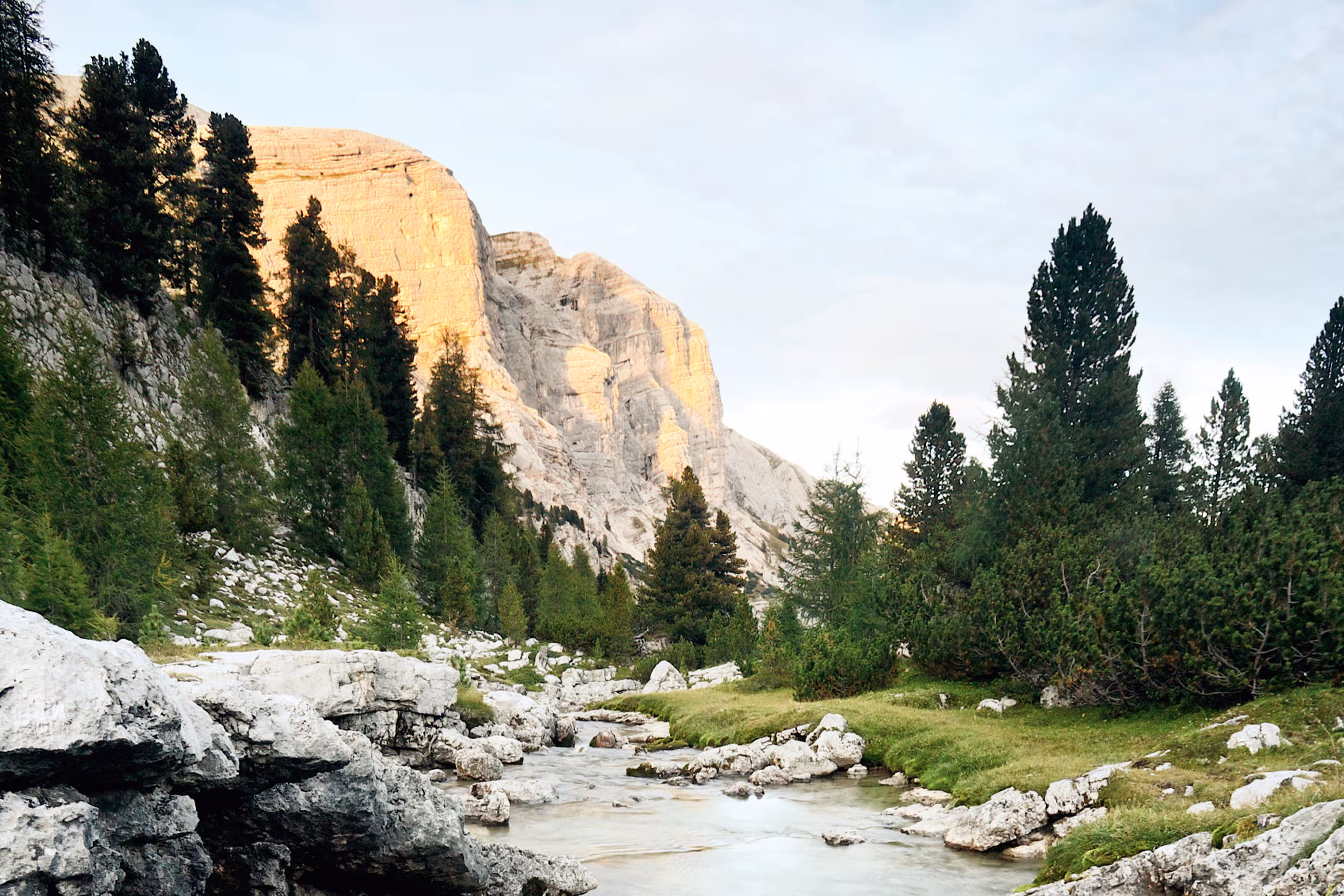 Die Dolomiten der Alta Via-Fanes-Sennes Naturpark