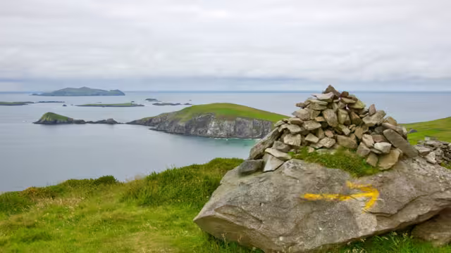 Landschaft von Dunmore Head on Dingle Way in Irland