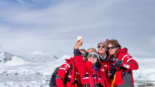 Quick selfie on the last continent!