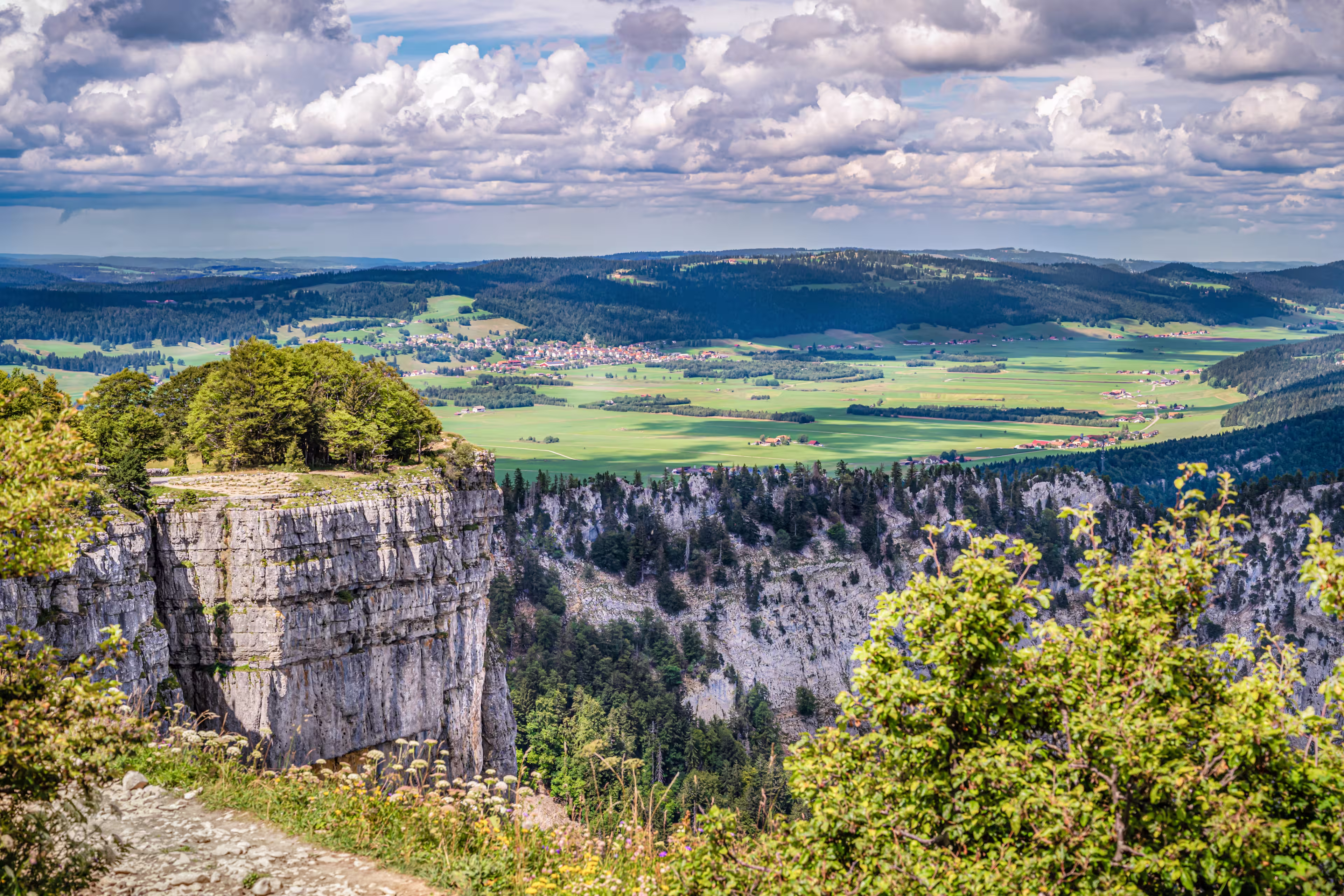 Creux du Van Jura Höhenweg
