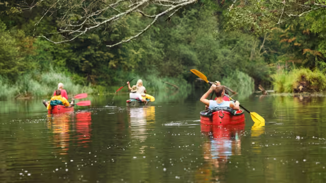 Kanufahrer Fluss
