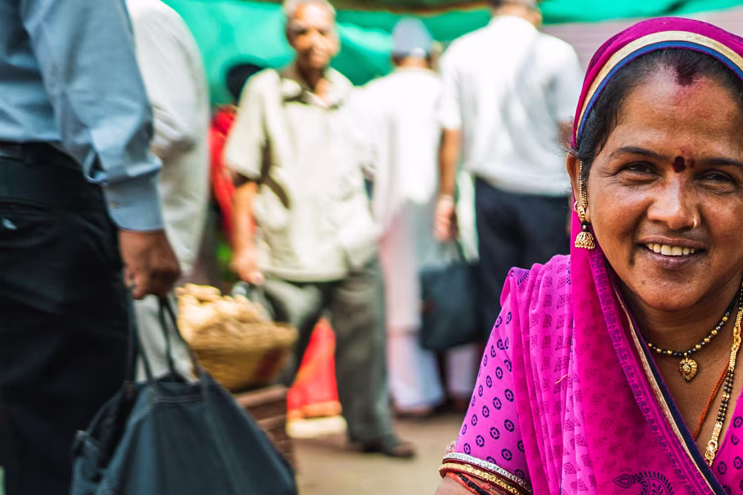 India, Udaipur, Woman