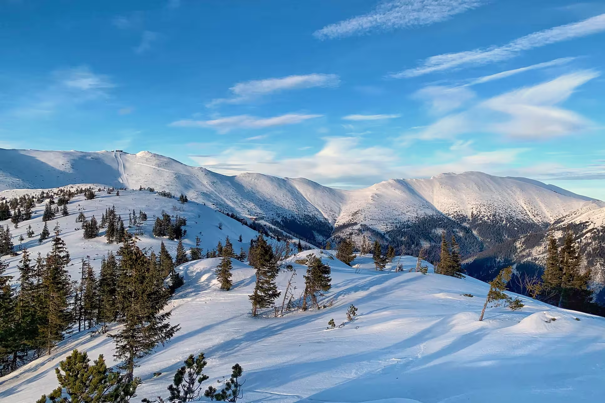Tatra im Winter Panorama