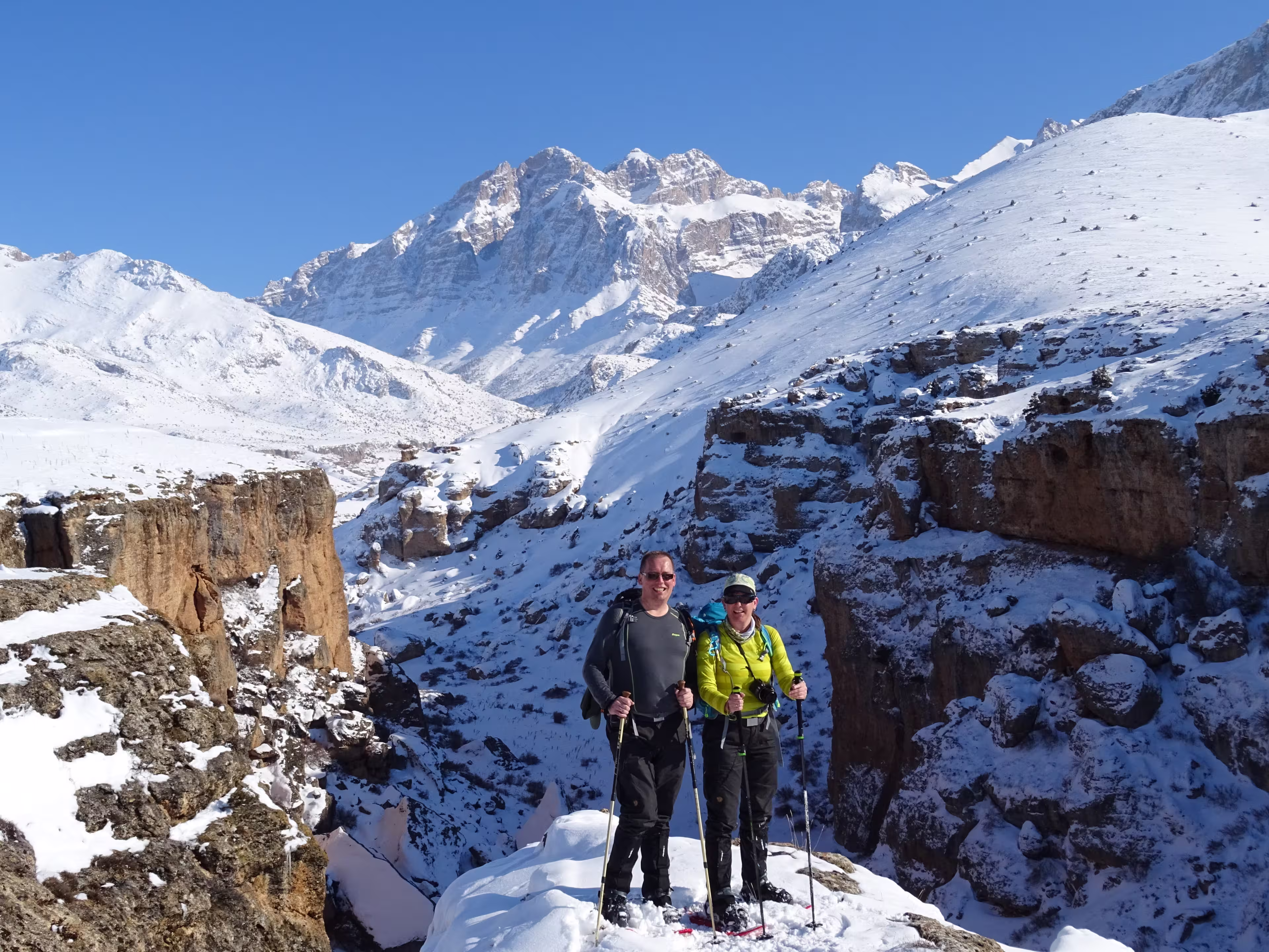 Schneeschuhwandern im Aladaglar Gebirge