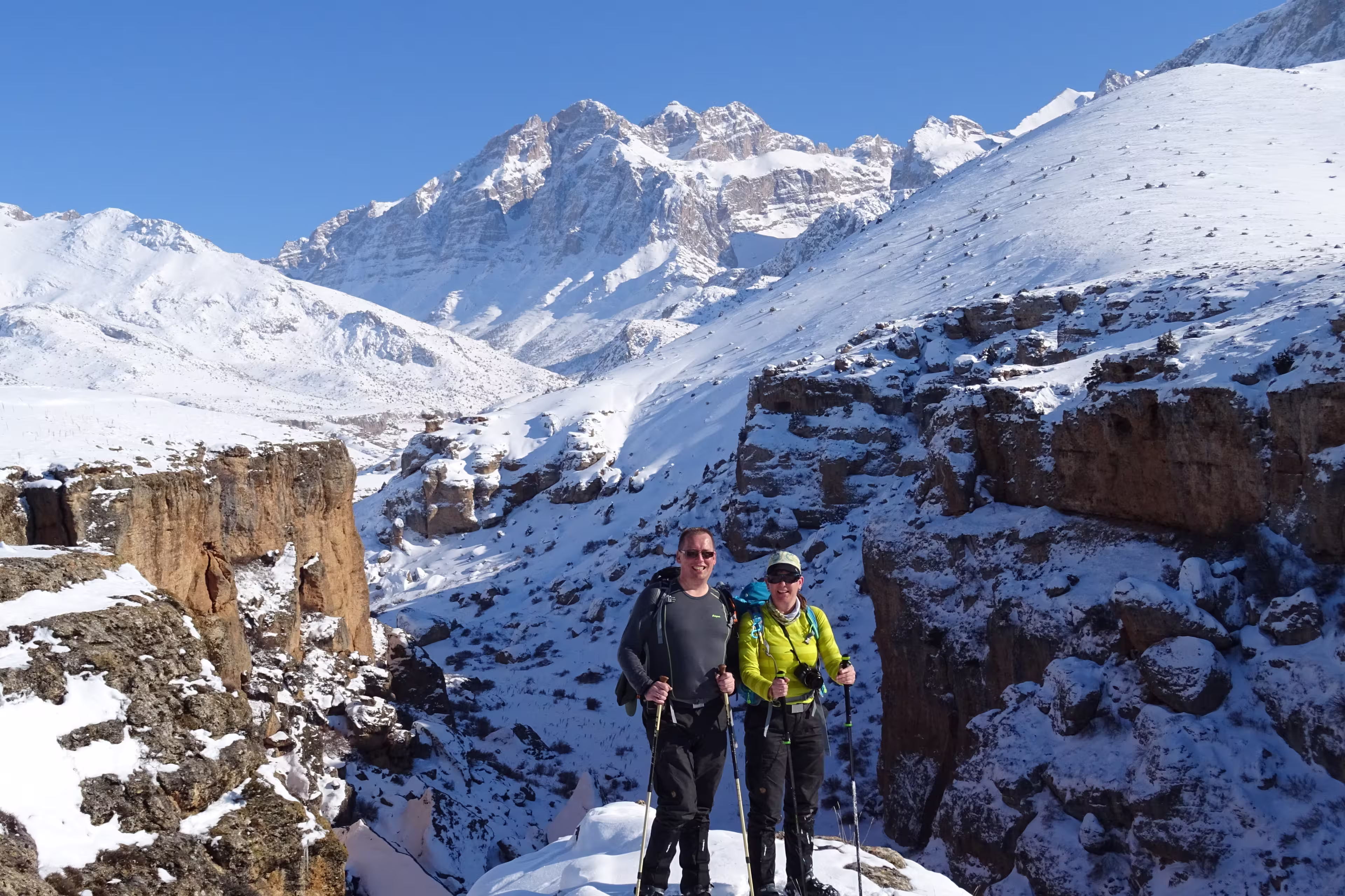 Schneeschuhwandern im Aladaglar Gebirge