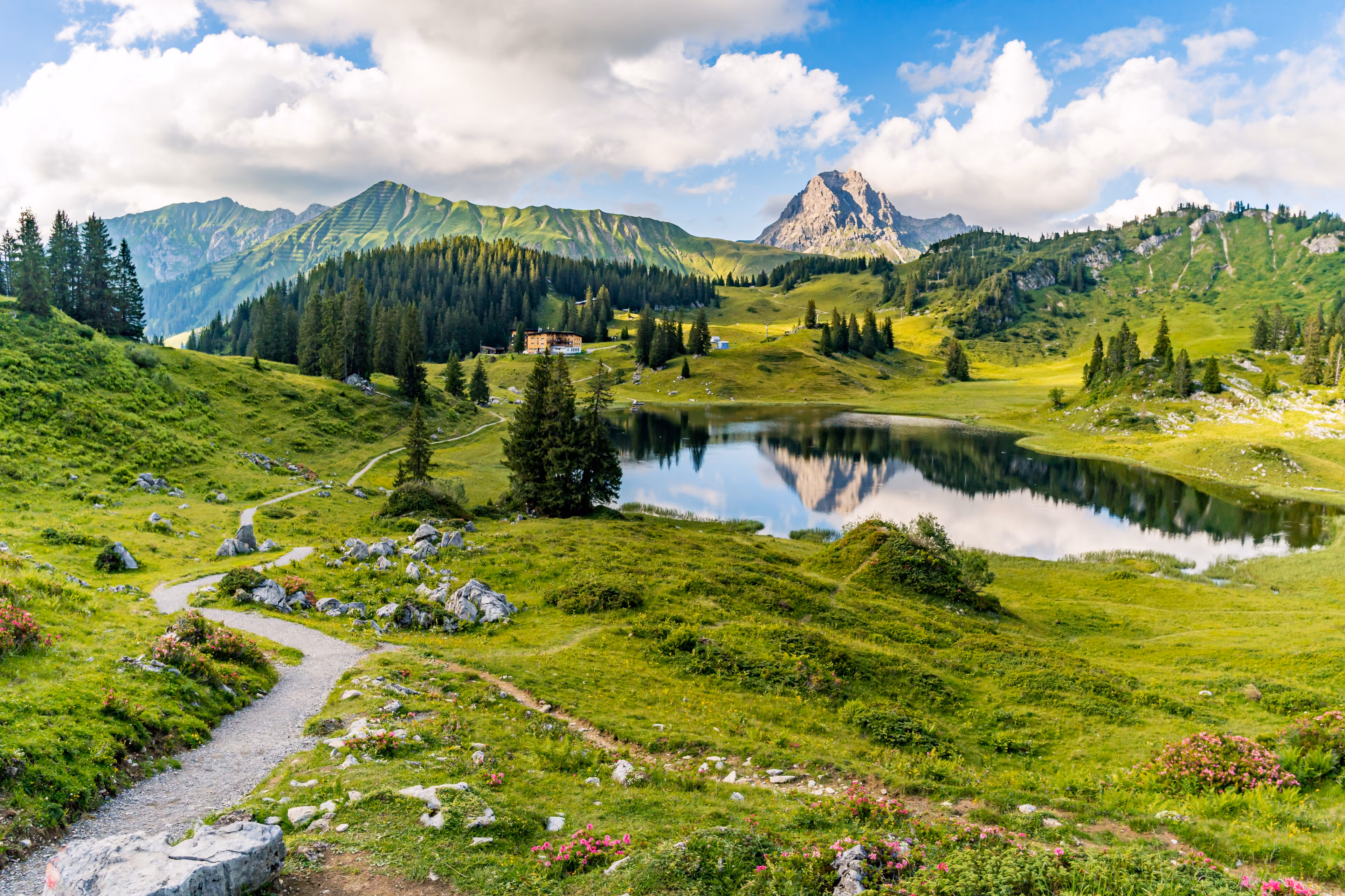 Fantastic hike in the beautiful Lechquellen Mountains - Warth-Schröcken - Bregenzerwald in Vorarlberg