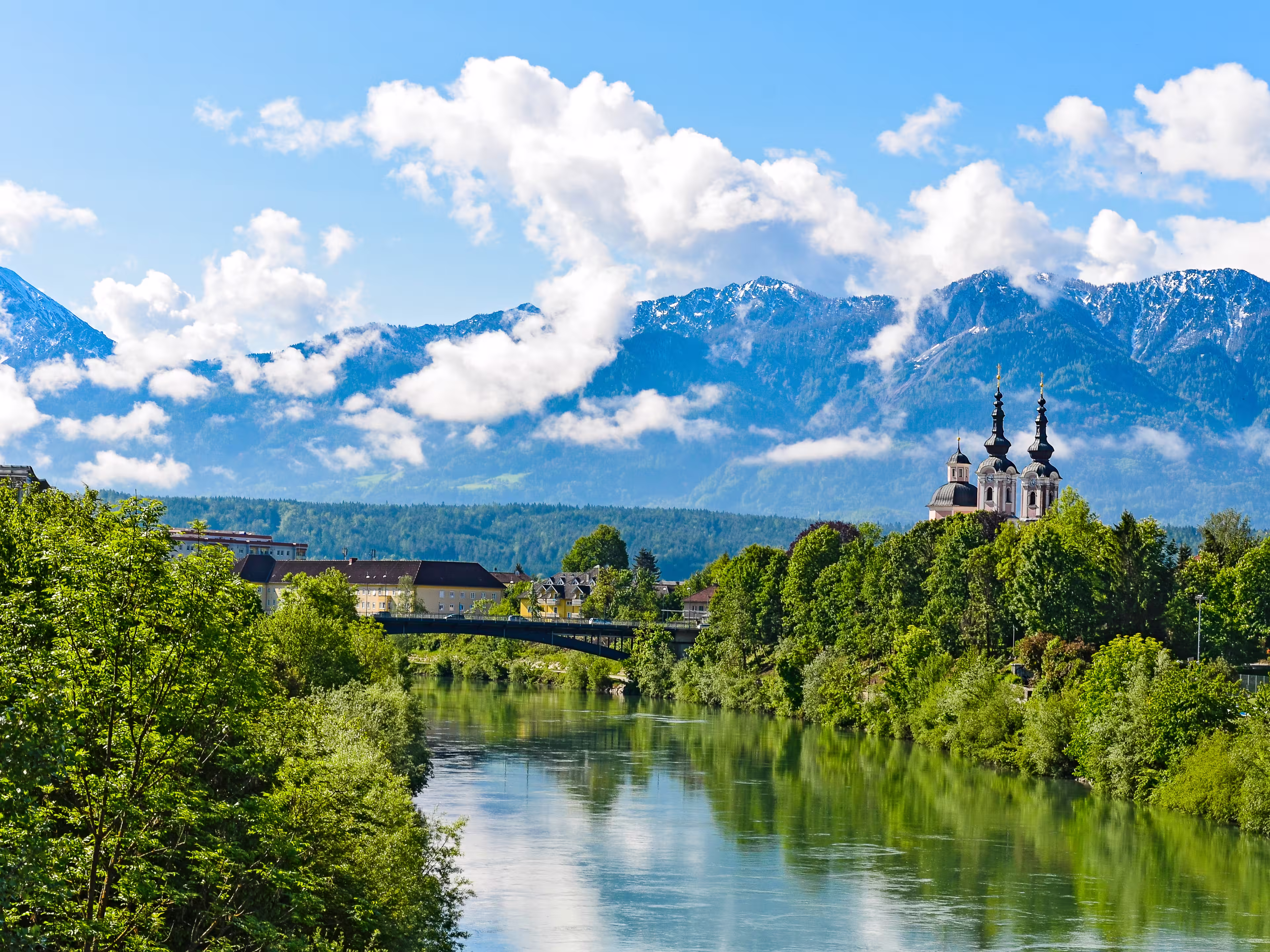 Die Alpen in Villach
