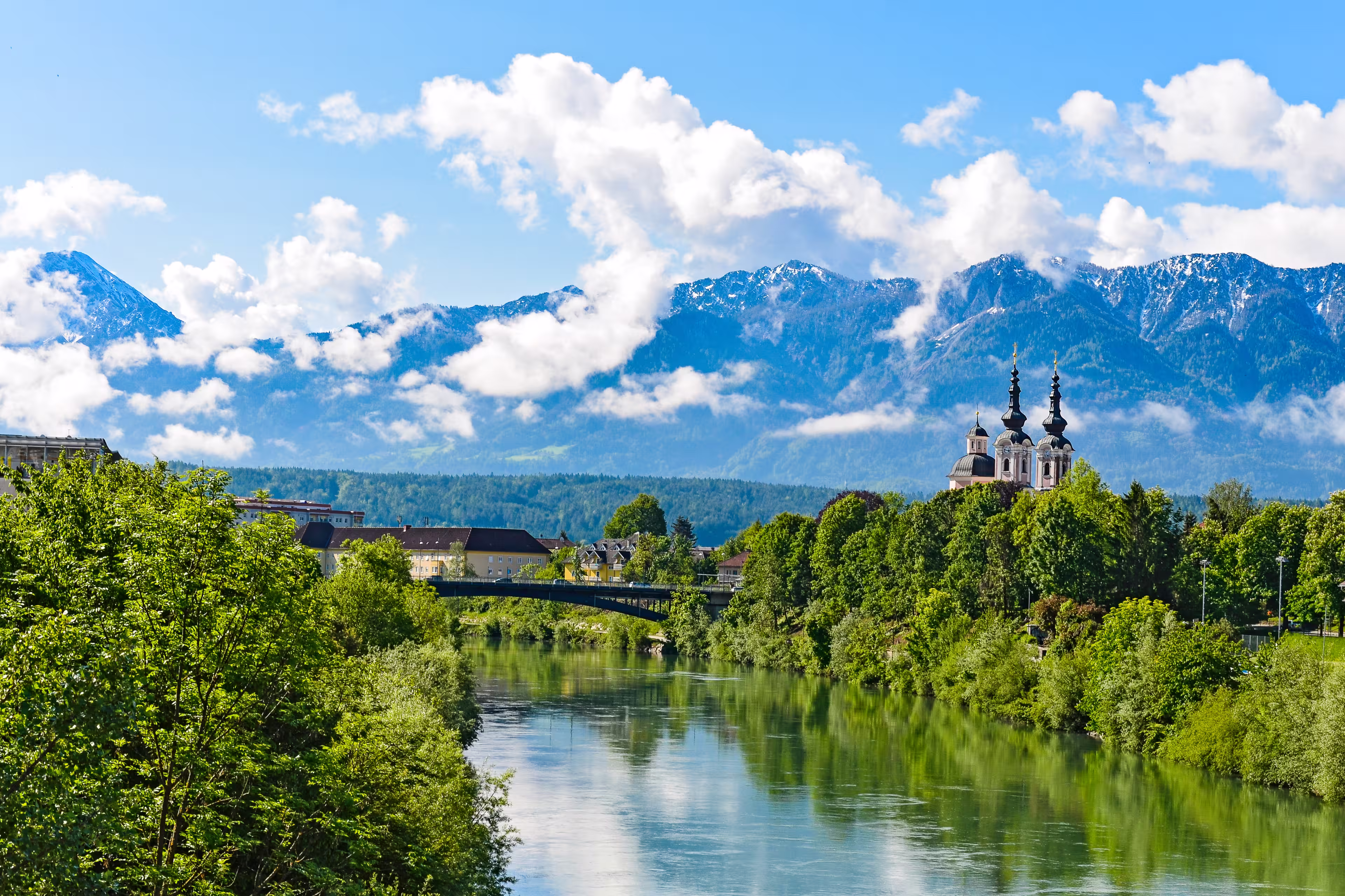 Die Alpen in Villach