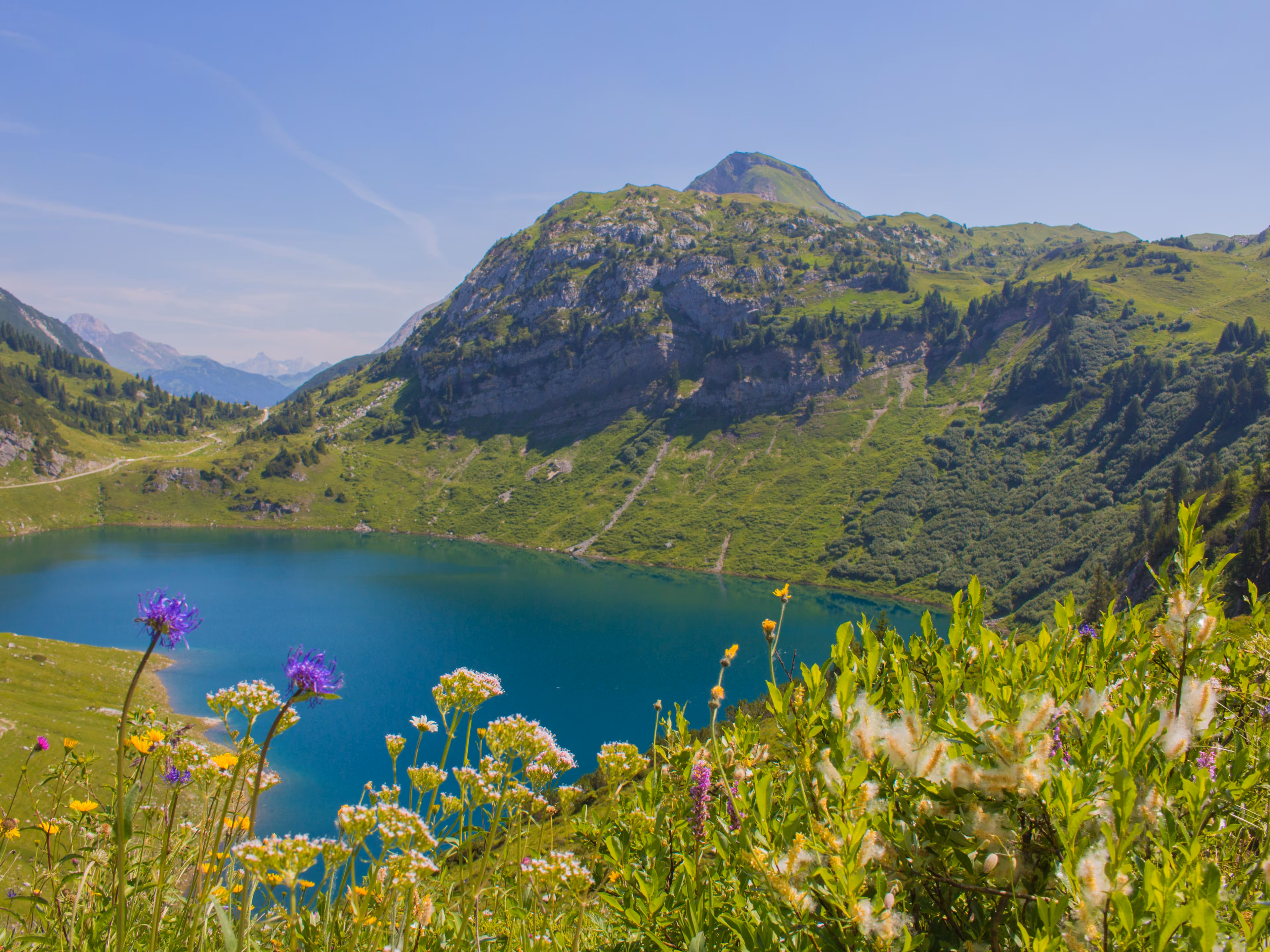 The beautiful Formarinsee in Austria