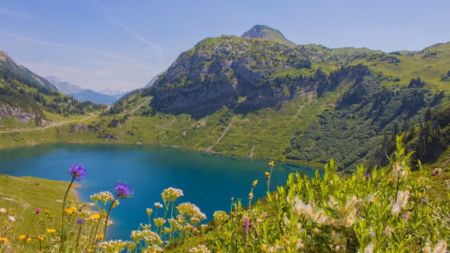 The beautiful Formarinsee in Austria