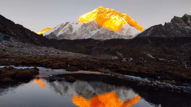 Mt. Nuptse von Lobuche