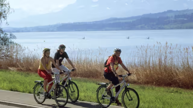 Basel nach Lugano mit dem Bike am See