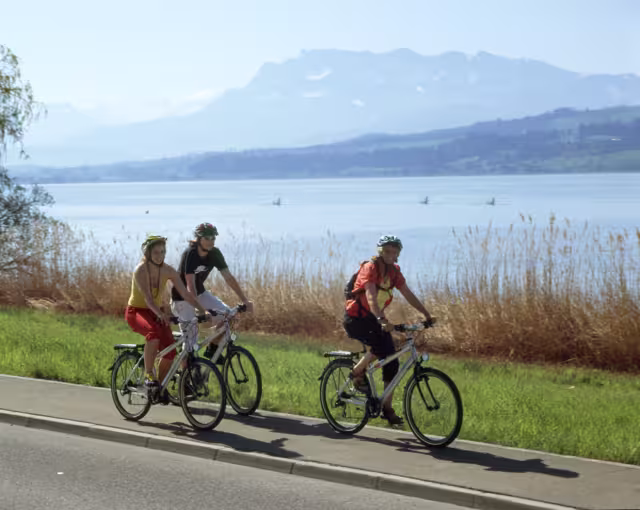 Basel nach Lugano mit dem Bike am See