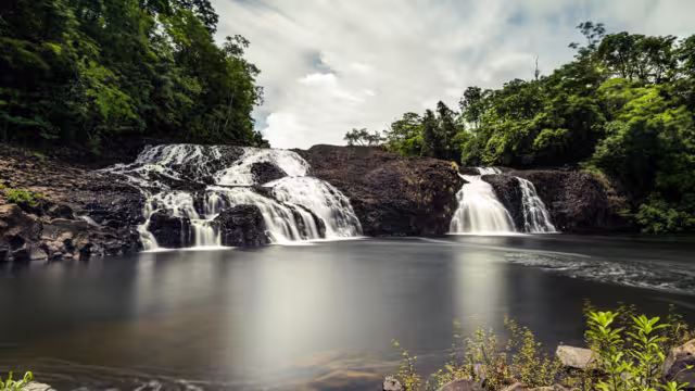 Waterfall around Chi Phat villagae, Cambodia