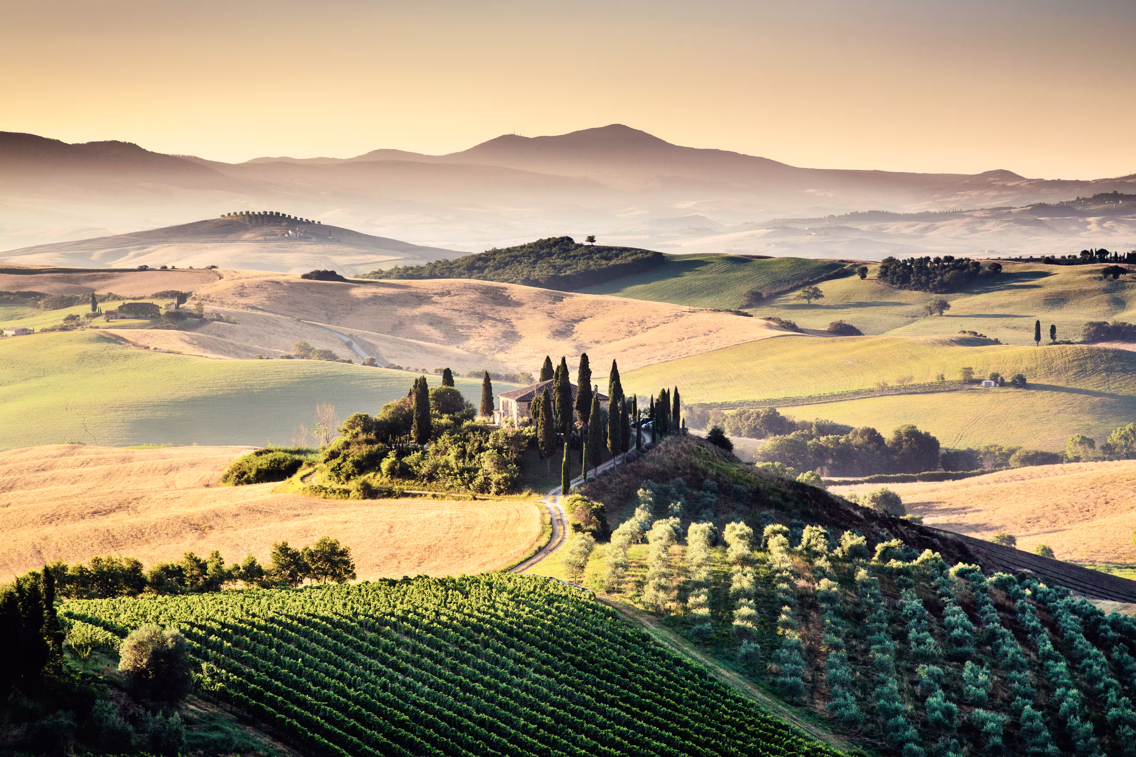Toskana - Val d`Orcia in der Toskana