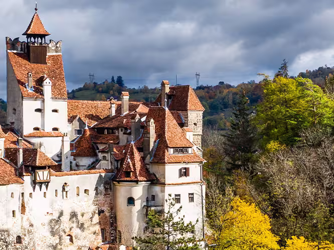 Draculas Castle, also known as Castle of Bran, located in Brasov, Romania