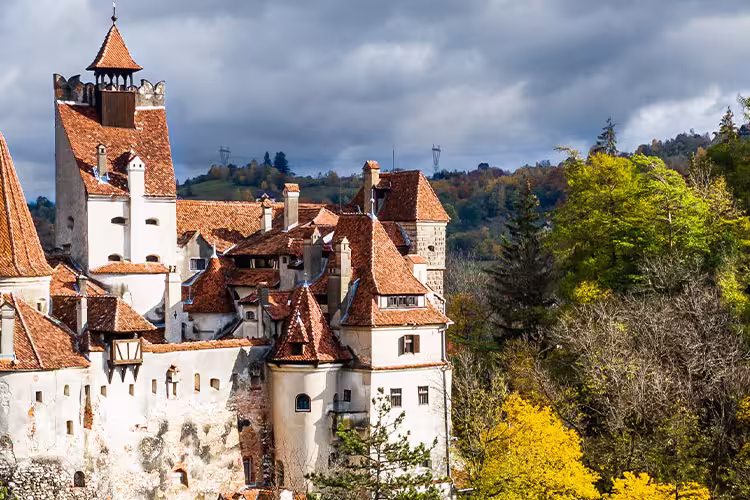 Draculas Castle, also known as Castle of Bran, located in Brasov, Romania