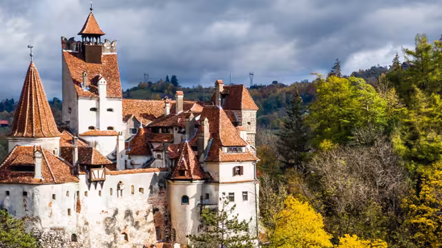 Draculas Castle, also known as Castle of Bran, located in Brasov, Romania
