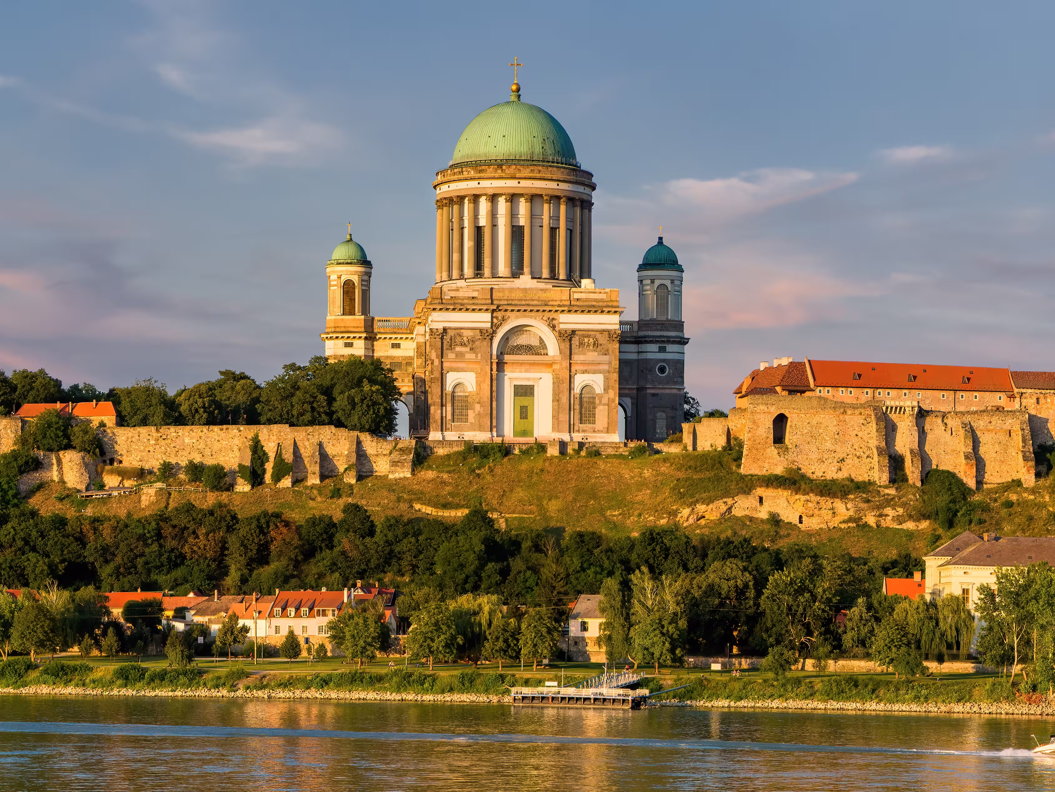 Esztergom, Ungarn an der Donau