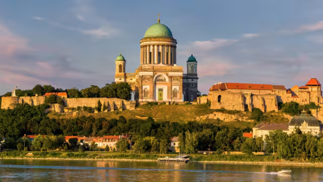 Esztergom, Ungarn an der Donau