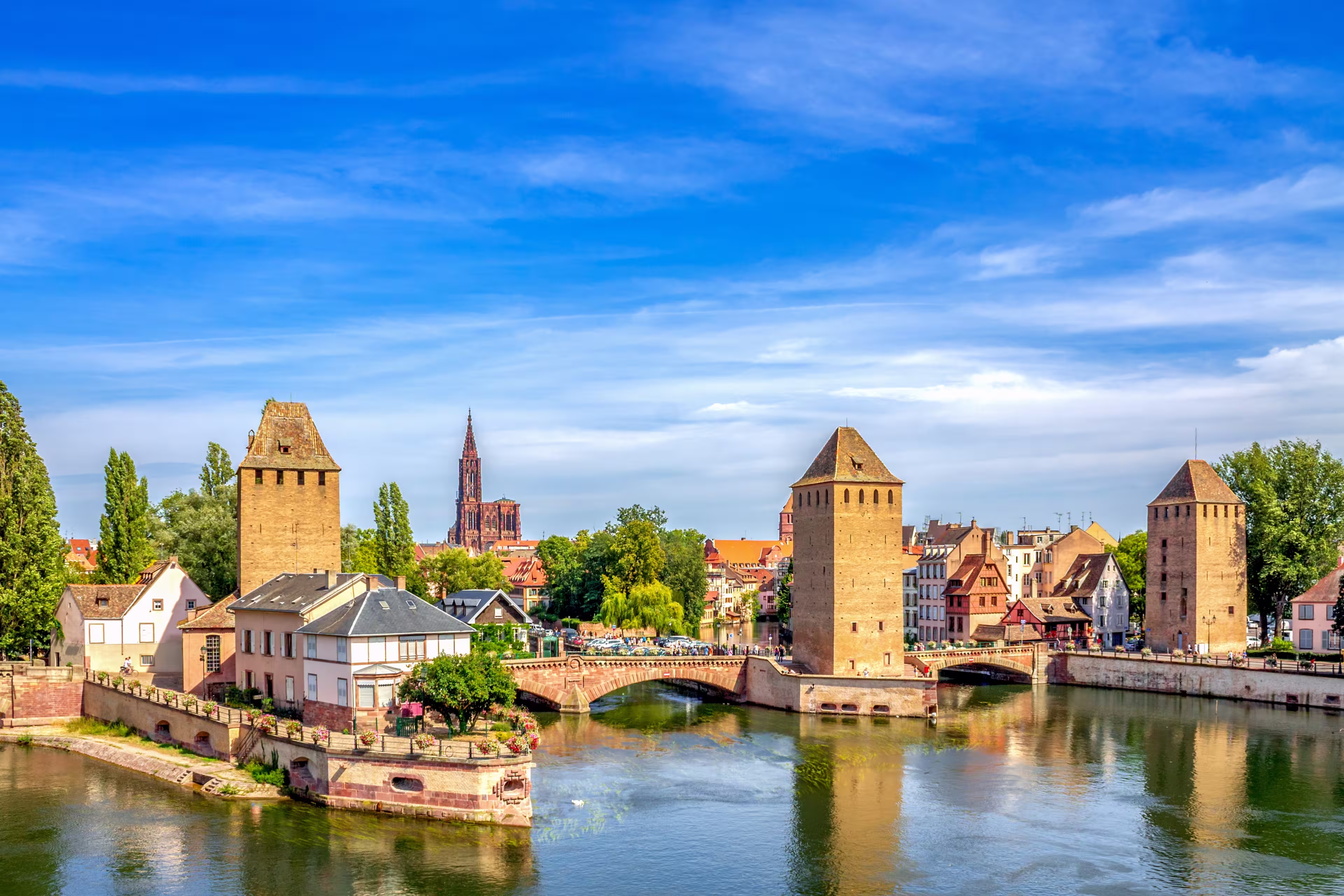 Old city of Strasburg, France